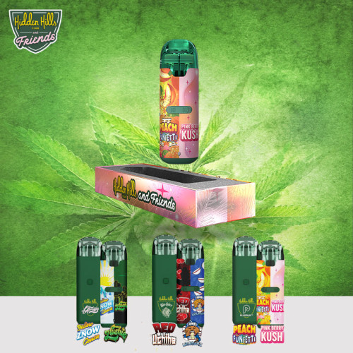 Hidden Hills X Friends BFF Dual Blend THC-A/THC-P/THC-M Disposable Vape 2gm/5ct/Pk